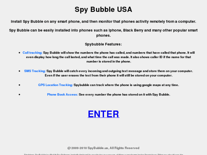 www.spybubble.us