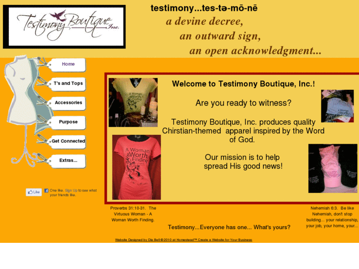 www.testimonyboutique.com