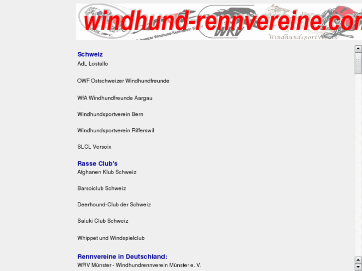 www.windhund-rennvereine.com