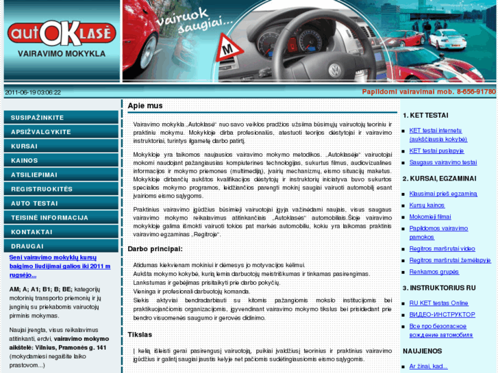 www.autoklase.lt