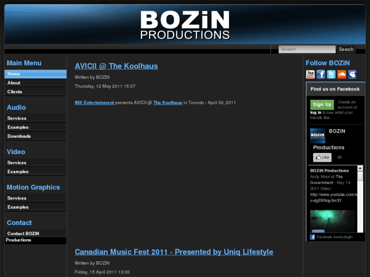 www.bozinproductions.com