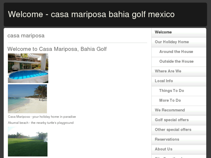 www.casamariposa-bahiaprincipegolf.com