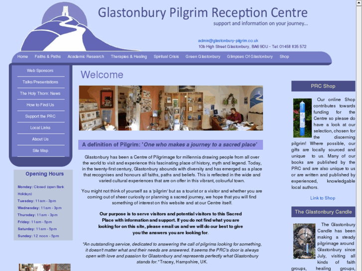 www.glastonbury-pilgrim.co.uk