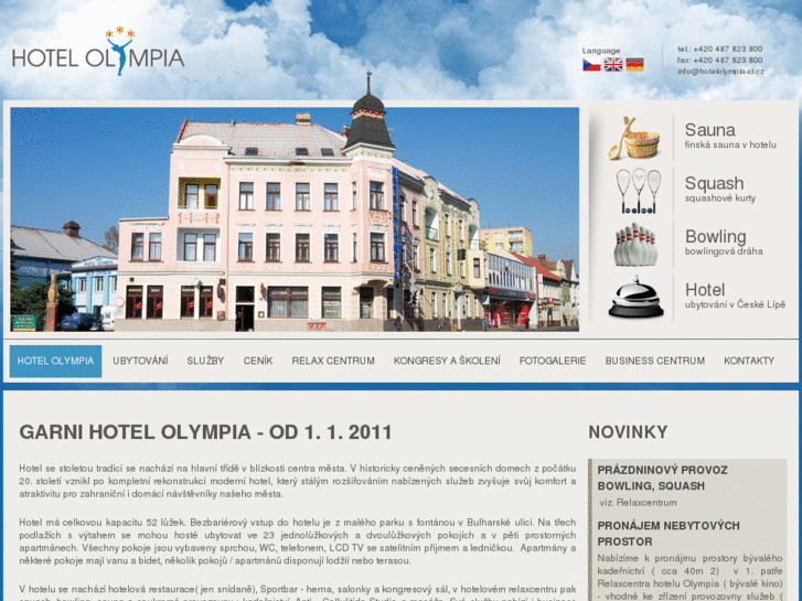 www.hotelolympia-cl.cz