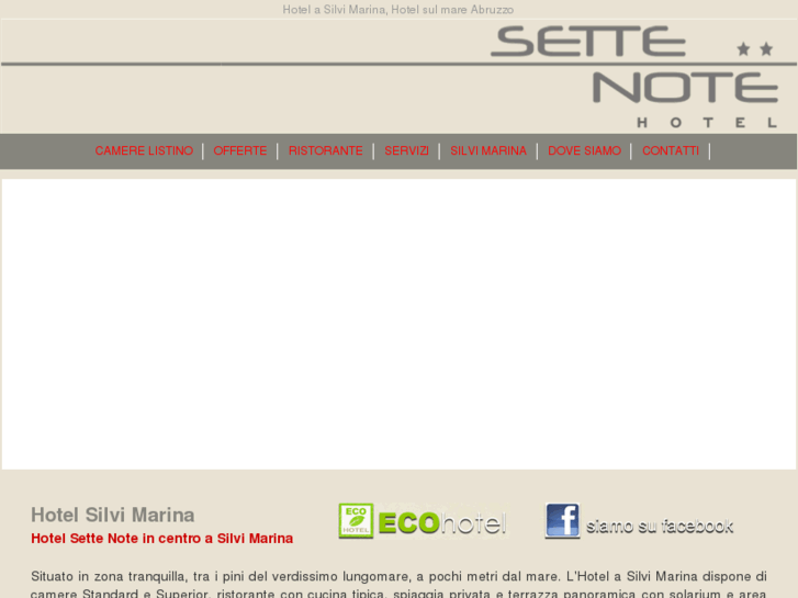 www.hotelsettenote.com