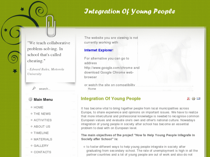 www.integrationofyoungpeople.org