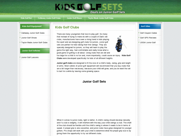 www.kidsgolfset.com