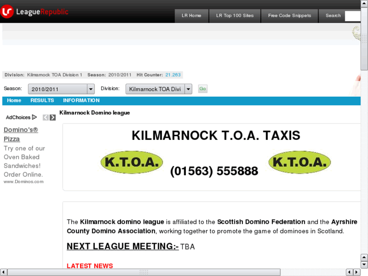 www.kilmarnockdominoleague.com