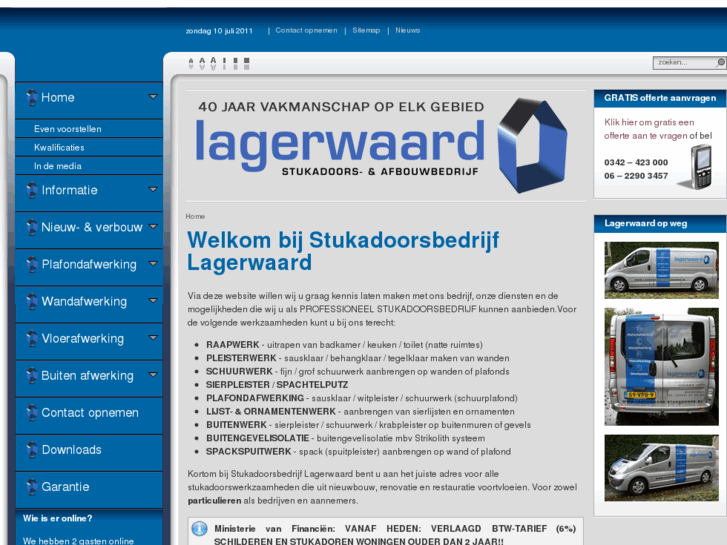 www.lagerwaard-stukadoors.nl