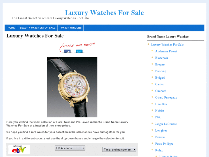 www.luxurywatchesforsale.net