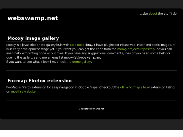 www.webswamp.net