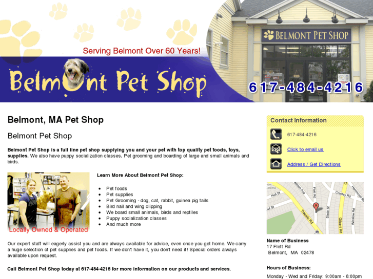 www.belmontpetshop.com