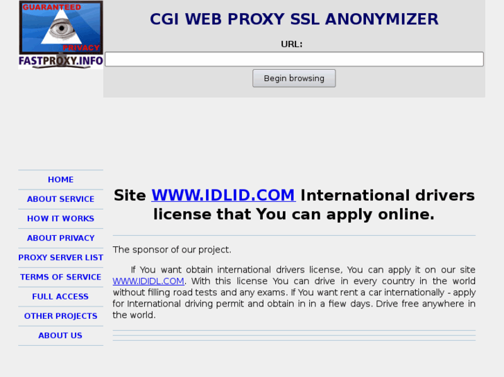 www.fastproxy.info