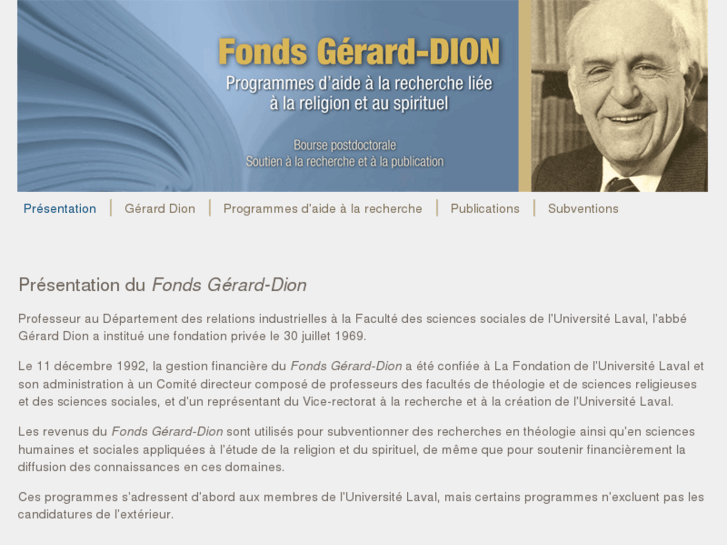 www.fonds-gerard-dion.org