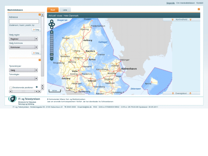 www.mastedatabasen.dk