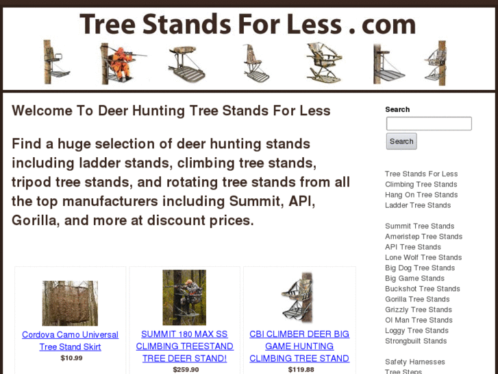 www.treestandsforless.com