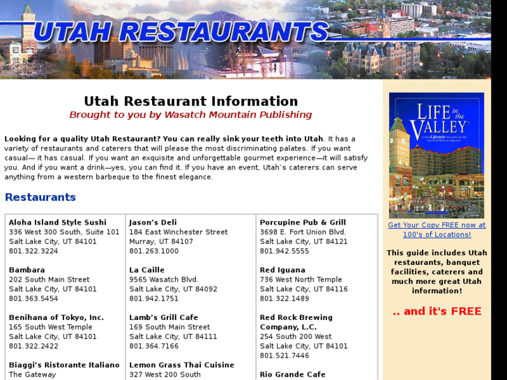 www.utah-restaurants.net