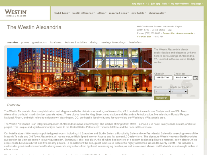 www.westin-alexandria.com