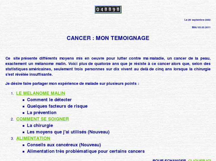 www.cancertemoignage.com