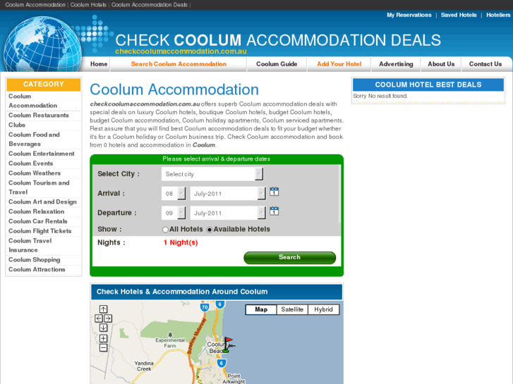 www.checkcoolumaccommodation.com.au