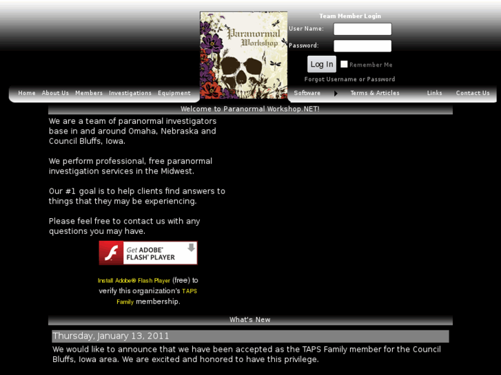 www.paranormalworkshop.net