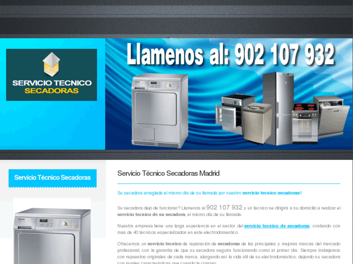 www.serviciotecnicosecadoras.com