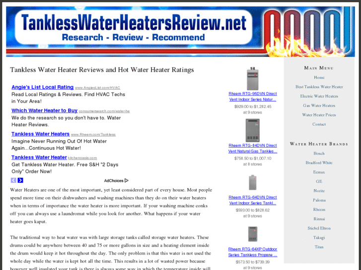 www.tanklesswaterheatersreview.net