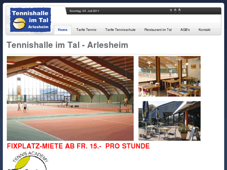 www.tennishallearlesheim.ch