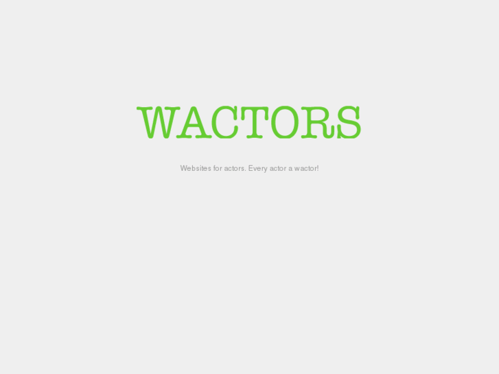 www.wactors.com