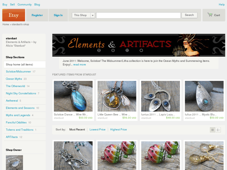 www.elementsandartifacts.com