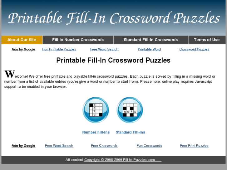 www.fill-in-puzzles.com