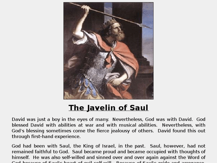 www.javelinofsaul.com