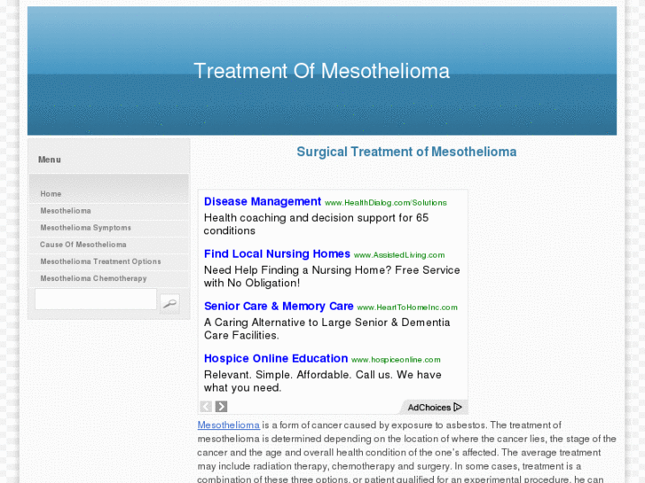 www.treatmentofmesothelioma.org