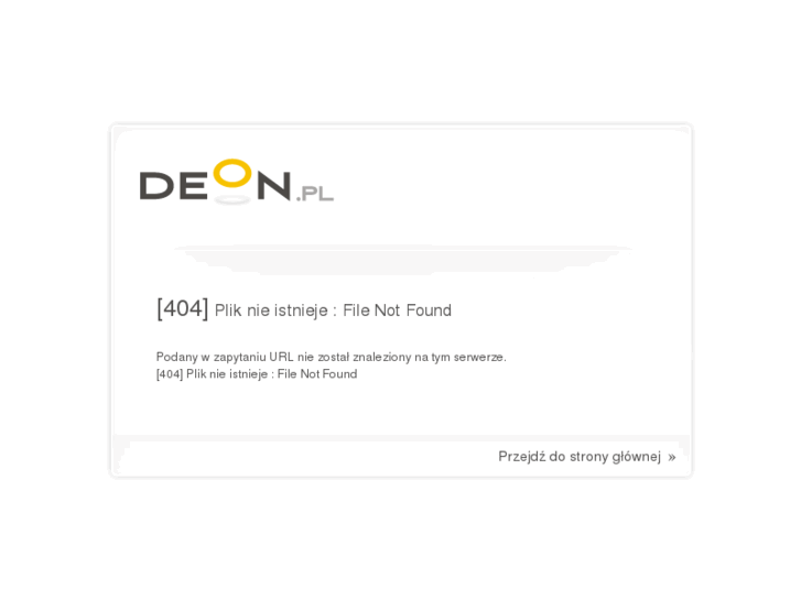 www.deon.com.pl