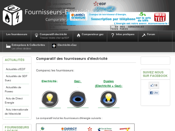 www.fournisseurs-electricite.com