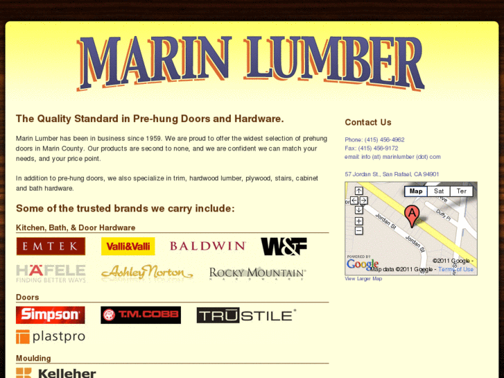 www.marinlumber.com