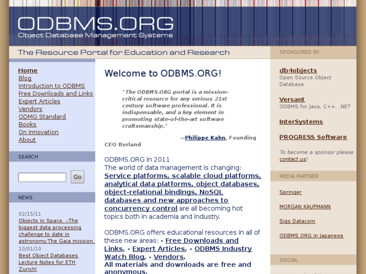 www.odbms.net