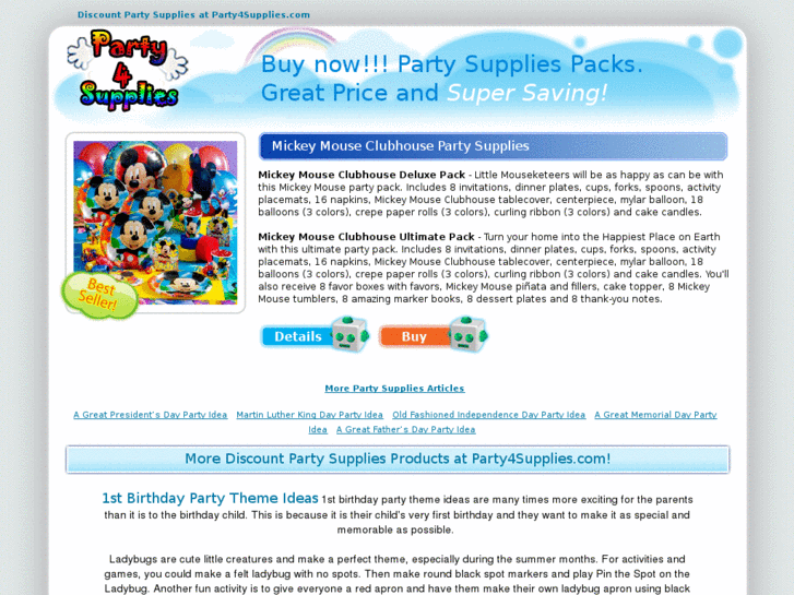 www.party4supplies.com