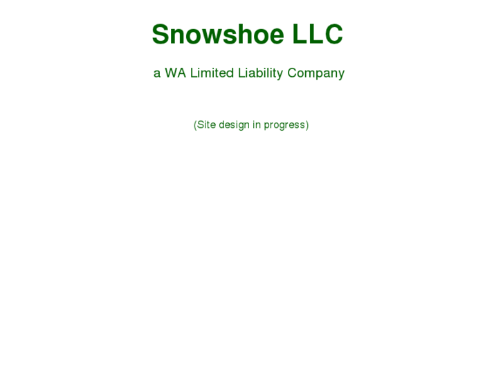 www.snowshoe-llc.com