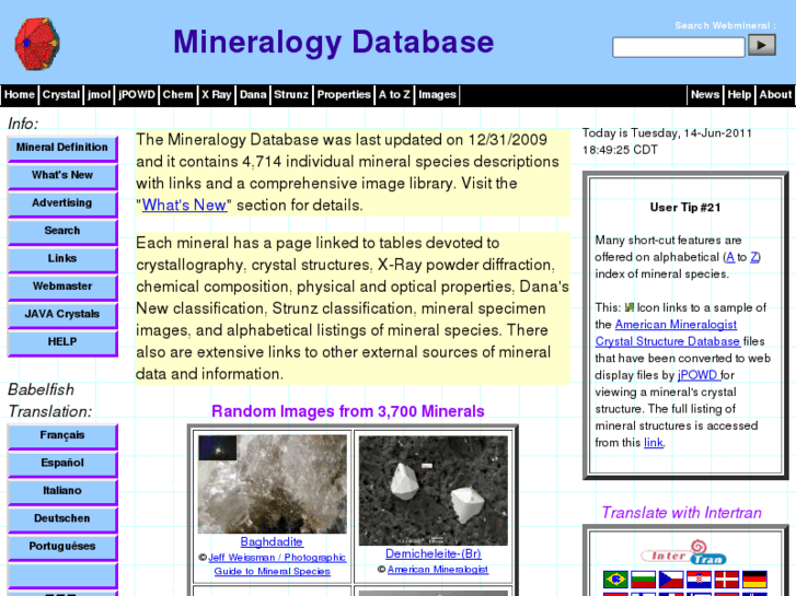 www.webmineral.com