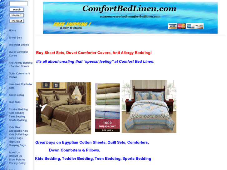 www.comfortbedlinen.com