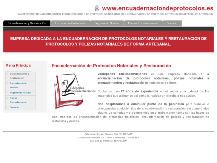 www.encuadernaciondeprotocolos.es