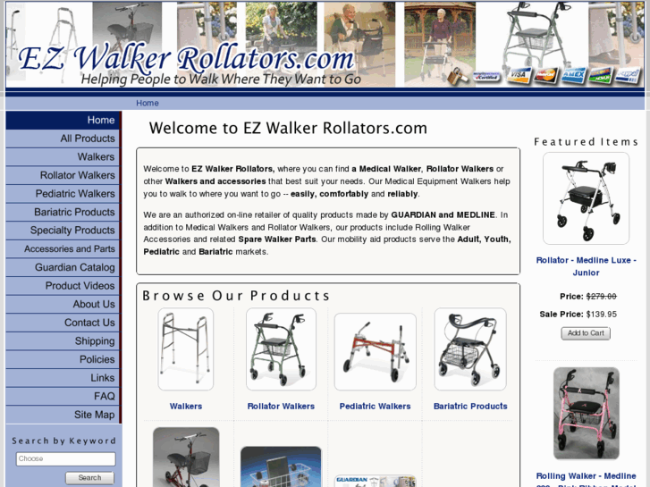 www.ezwalkerrollators.com