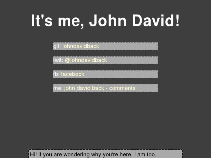 www.johndavidback.com