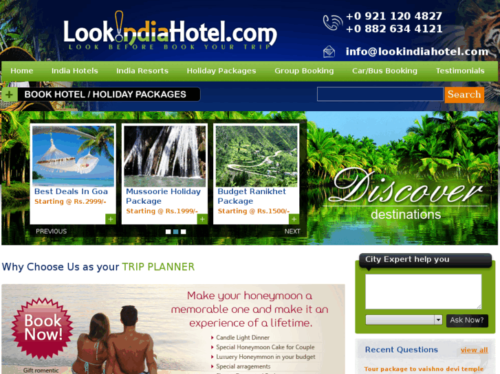 www.lookindiahotel.com