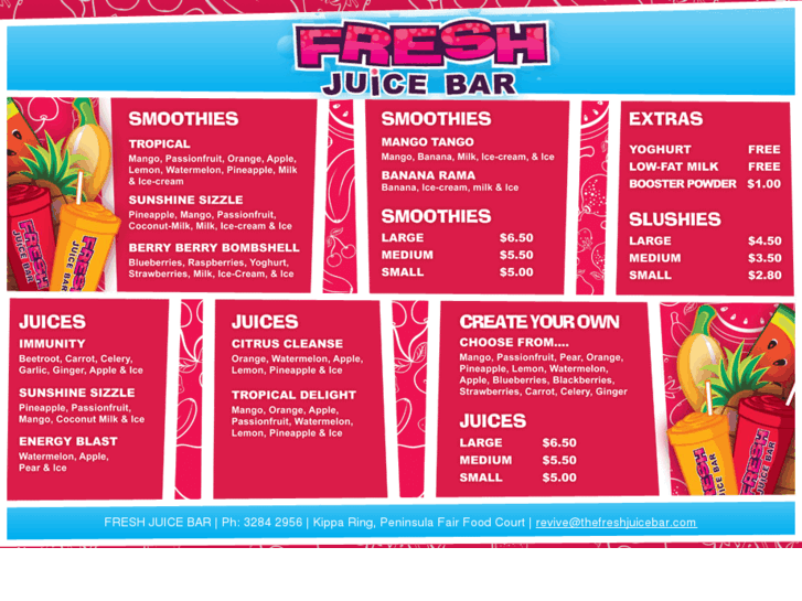 www.thefreshjuicebar.com