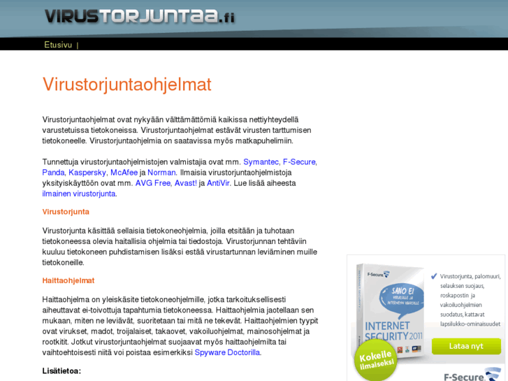 www.virustorjuntaa.fi