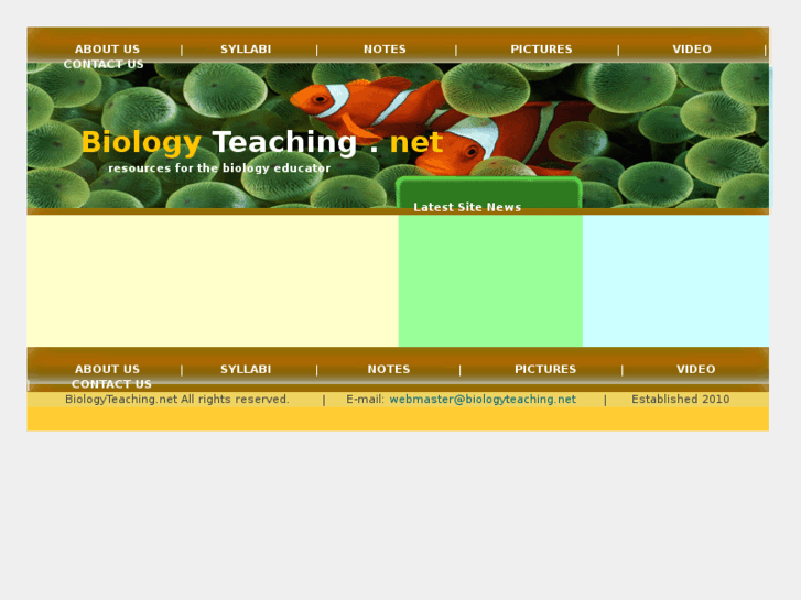 www.biologyteaching.net