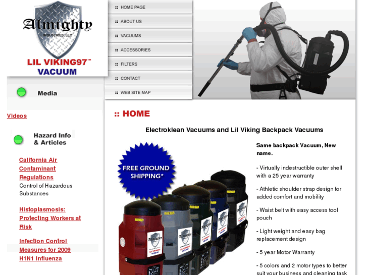 www.electrokleanvacuums.com