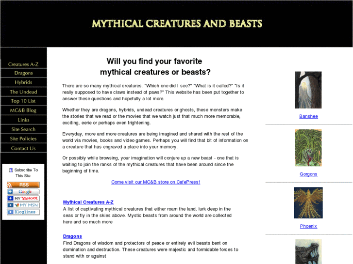 www.mythical-creatures-and-beasts.com